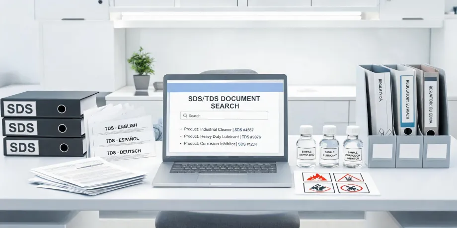 Chemical document basket workstation